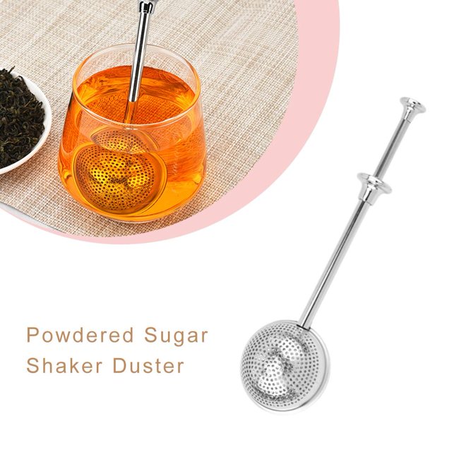 HPDL Powdered Sugar Shaker Duster Stainless Steel Flour Duster
