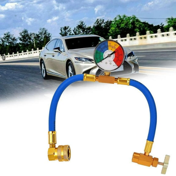 HPDL Quick refill fluorine tube R134A air conditioning refrigerant filling quick refill fluorine tube, the invoice valve bottle mouth connector is 1/2ACME