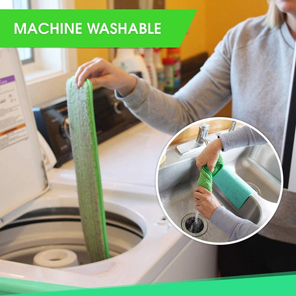 HPDL Reusable Microfiber Mop Pads For Swiffer Wet Jet Pads Refills PAU