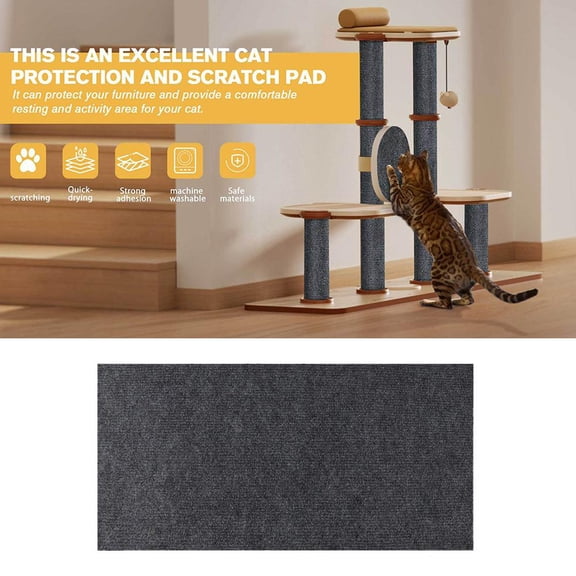 HPDL SHYKNYU 30cm Selfadhesive Carpet S Scratch Board Wall Scratch Paws Sofa F5u1 S Sharpen Board Sofa Mat Scr