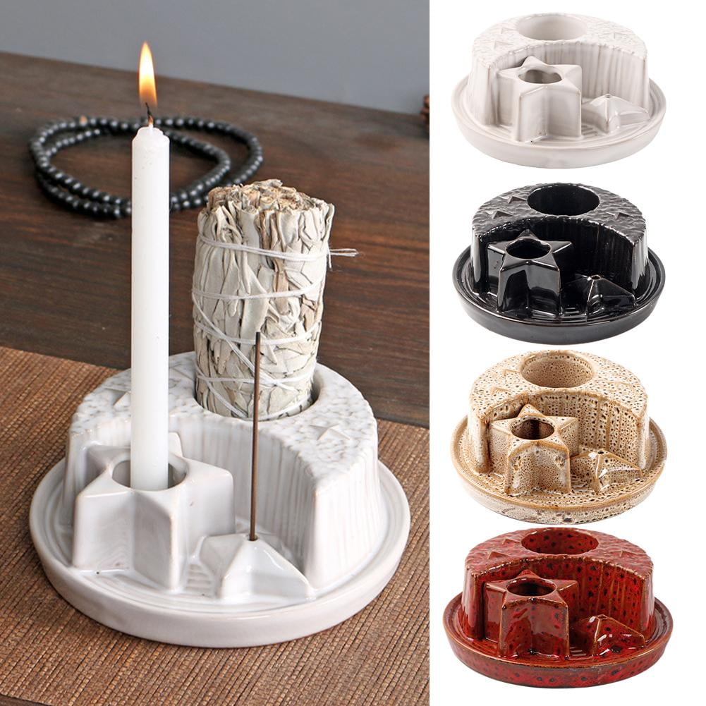 Handmade Mini Chiminea Palo Santo Burner – Smudge Bowl For Sage, Incense, Small Candle