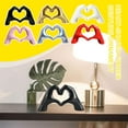 thumbnail image 1 of HPDL WRIBZD Heart Sculpture Decor Resin Modern Abstract Love Statue Decoration Bedroom Finger Room Living Shelf Q6L9 Desktop, 1 of 7