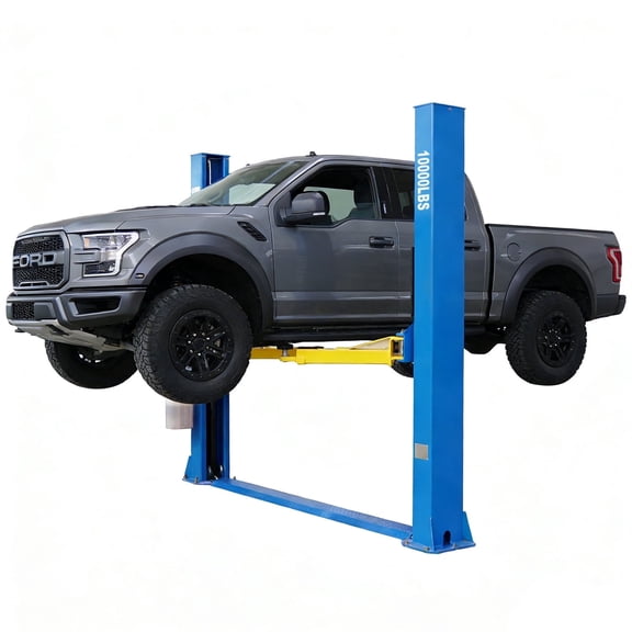 HPDMC 10,000 lb Overhead 2-Post Car Lift, Clear Floor Hydraulic Auto Lift, 73" Max Height, Garage & Shop Vehicle Hoist with Safety Lock Release, 110V, 3-Year Warranty, 2026