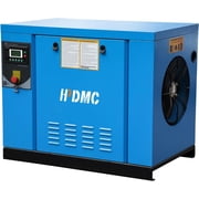HPDMC 10HP Rotary Screw Air Compressor PACK7, 35 CFM @ 125 PSI, 230V 3-Phase Industrial Compressed Air System for Automotive, Machining and Fabrication