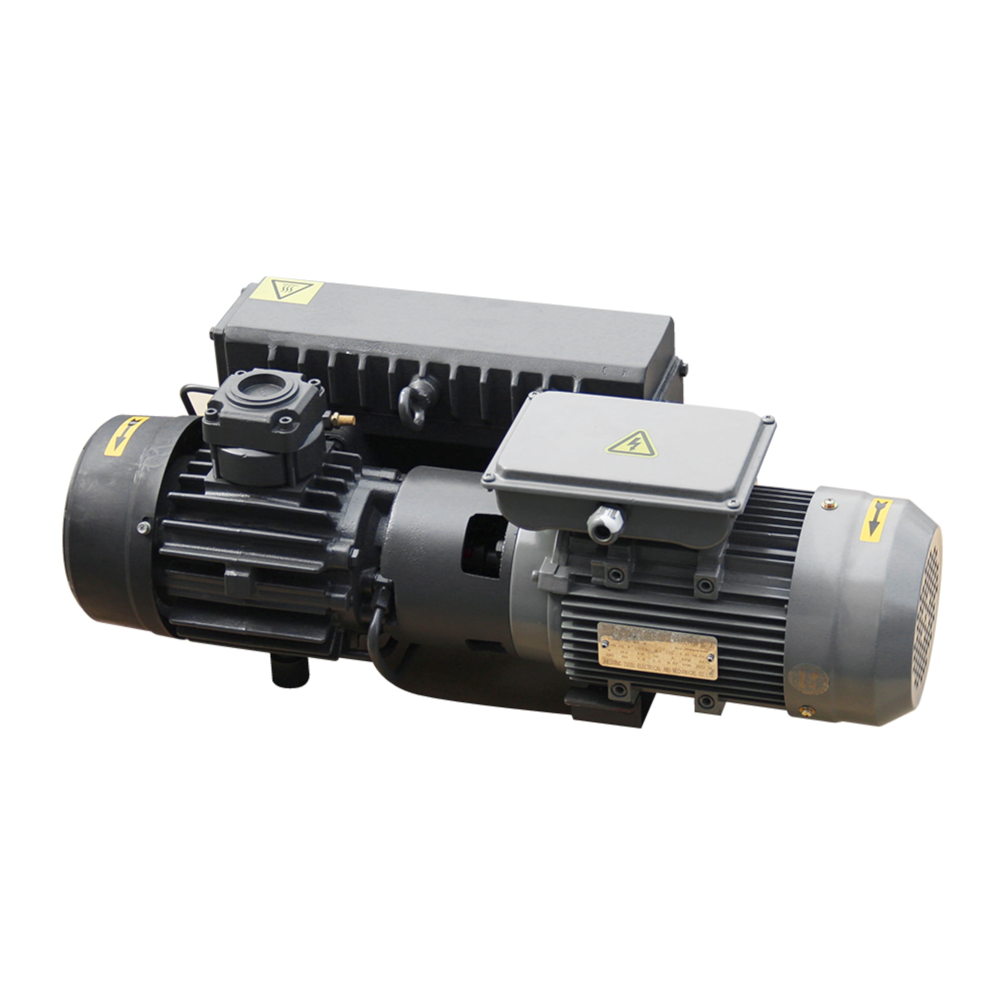 HPDMC 2HP Rotary Vane Vacuum Pump - 23.4 CFM, 220V/60Hz 1-Phase, Oil Sealed Pump with NPT 1/4" Port