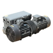 HPDMC 5.5HP Rotary Vane Vacuum Pump - 58.4 CFM, 220V/60Hz 3-Phase, Oil Sealed Pump with NPT 1-1/4 Port