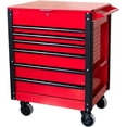 thumbnail image 1 of HPDMC 6-Drawer Rolling Tool Cart - Heavy Duty 1000 lbs Capacity Mobile Tool Cabinet with Steel Workbench & Wooden Folding Table - Mechanic Tool Trolley with Locking Casters, 1 of 17