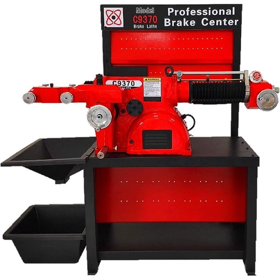 HPDMC Heavy-Duty Combination Disc/Drum Brake Lathe w/Bench & Standard Tooling Adapter Package