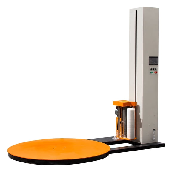 HPDMC Industrial Pallet Wrapping Machine - Heavy-Duty Automatic Turntable Stretch Wrapper - 65" Diameter, 4400 lbs Capacity, 110V