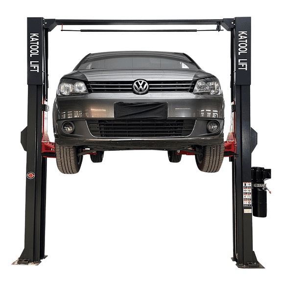 HPDMC KT-M140XD 14,000 lb 2-Post Car Lift, 220V 4HP Symmetric Overhead Clear-Floor Auto Lift for Trucks, Vans & SUVs