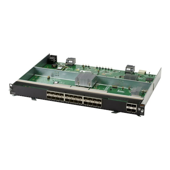 HPE Aruba 6400 24-port SFP+ and 4-port SFP56 v2 Module - Switch - L3 - 24 x 100/1000/10 Gigabit SFP+ + 4 x 50 Gigabit Ethernet SFP56 - rack-mountable