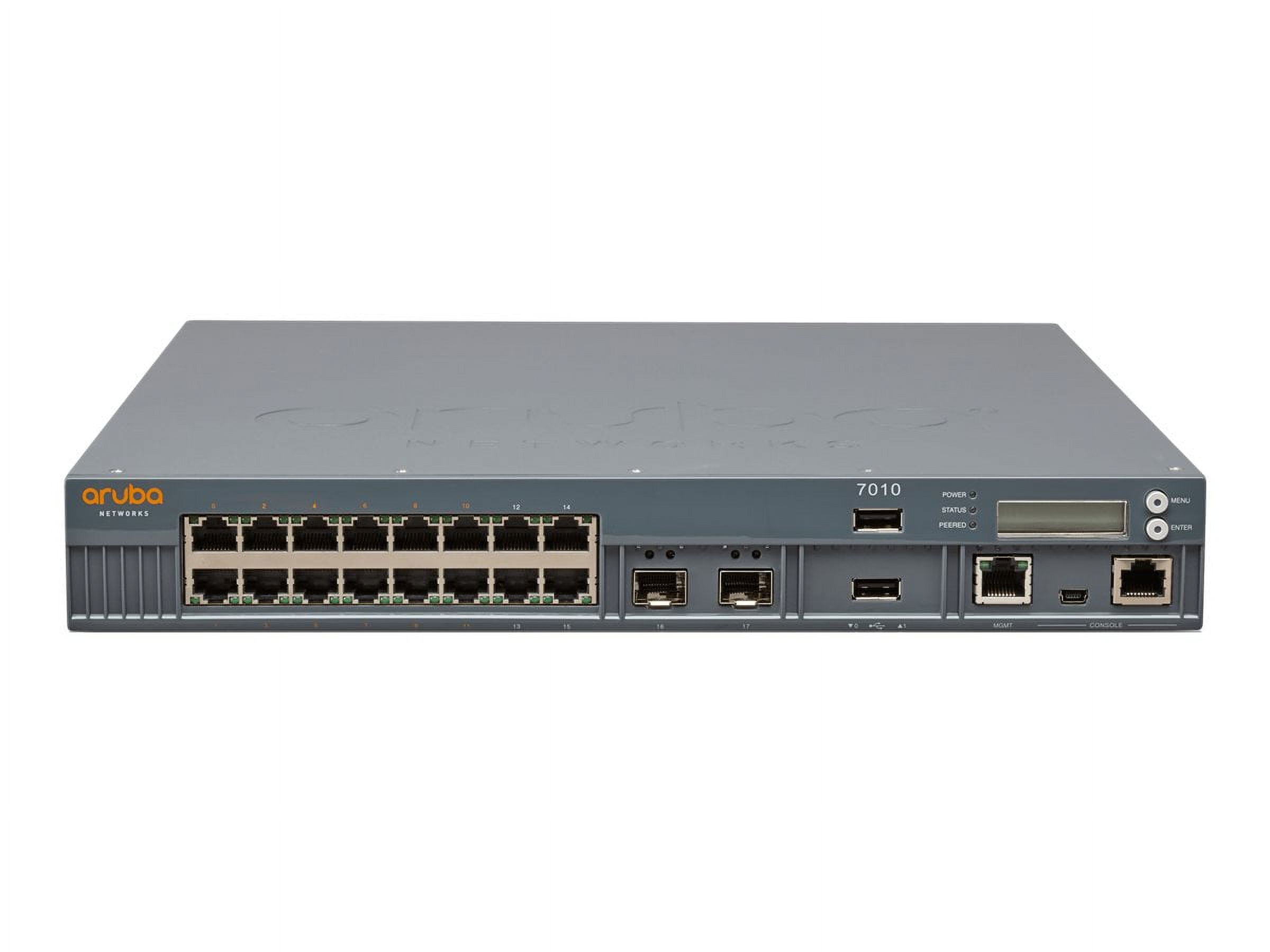 HPE Aruba 7010 (EG) - Network management device - 18 ports - 1GbE - 1U ...