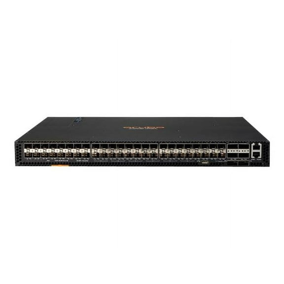 HPE Aruba 8320 - Switch - L3 - managed - 48 x 10 Gigabit SFP+ + 6 x 40 Gigabit QSFP+ - rack-mountable - TAA Compliant - with 2 x Aruba X371 400W AC Power Supply, 5 x Aruba X721 Front-to-Back Fan, Aruba X472 2-post Rack Kit