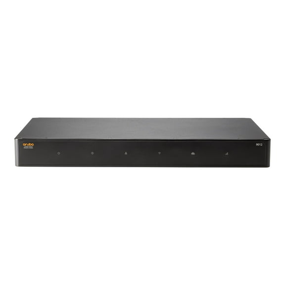 HPE Aruba 9012 (US) - Gateway - 12 ports - 1GbE - ZigBee, NFC, Bluetooth - cloud-managed - BTO - rack-mountable - TAA Compliant