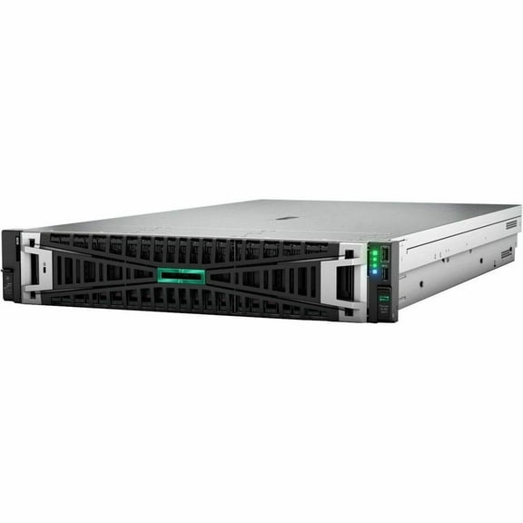 HPE SMART CHOICE ProLiant DL380 G11 2U Rack Server, 1 x Intel Xeon Silver 4510 2.4 GHz, 64 GB RAM, 960 GB SSD, (2 x 480GB) SSD Configuration