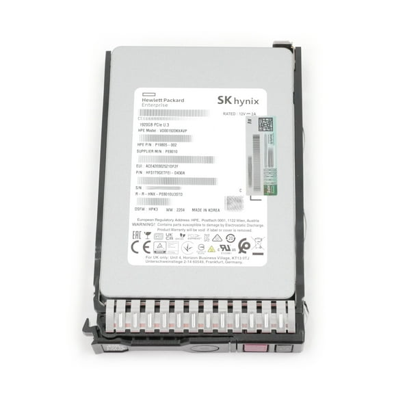 HPE Hynix 1.92TB SSD 3.0 NVMe 2.5" HFS1T9GETFEI-D430A P19805-002 P48128-001