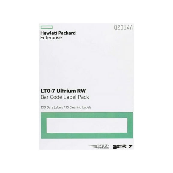 Hp Lto Ultrium-7 Data Cartridge - Lto-7 - Rewritable - Labeled - 6 Tb [native] / 15 Tb [compressed] (q2014a)