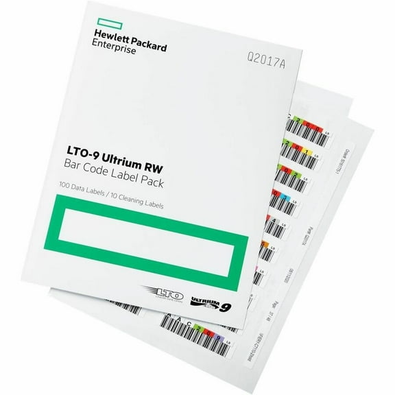 HPE LTO-9 RW BARCODE LABEL PACK PL-7A