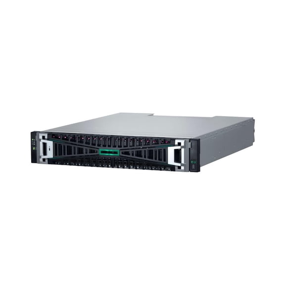 HPE MSA 2070 SAN Storage System - 24 x HDD Supported - 24 x SSD Supported - 12 x SSD Installed - 23.04 TB Total Installed SSD Capacity - Clustering Supported - 2 x 12Gb/s SAS Controller - P76571-B25