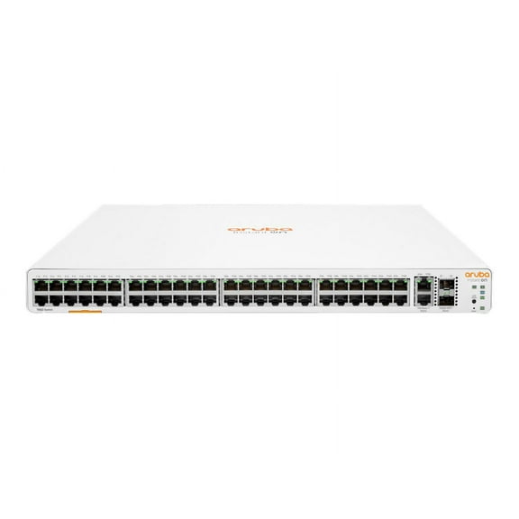 HPE Networking Instant On 1960 48G 2XGT 2SFP+ Switch - Switch - L2+ - smart - 48 x 10/100/1000 + 2 x 10 Gigabit SFP+ + 2 x 10 Gigabit Ethernet - desktop, rack-mountable