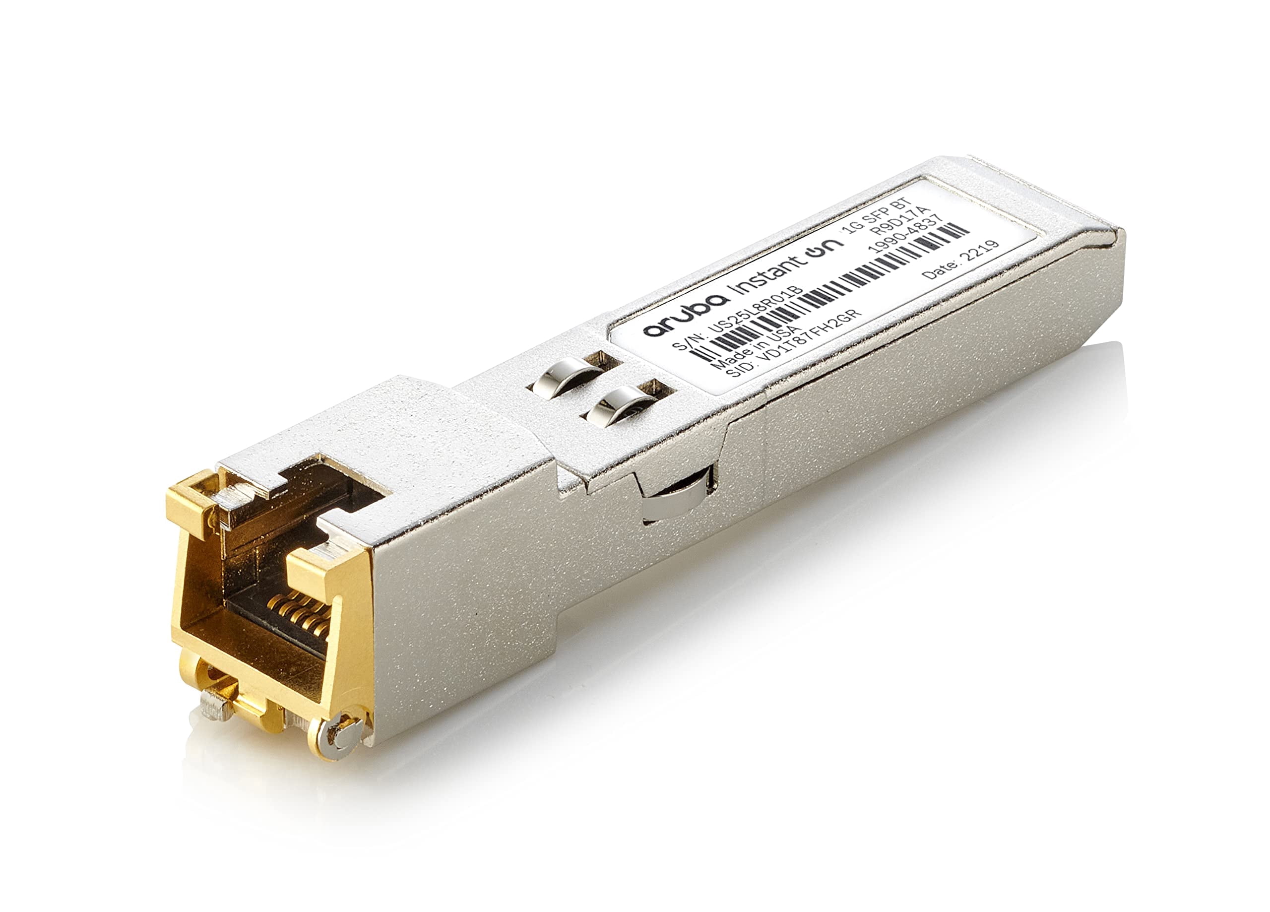 Aruba 1 Gigabit SFP RJ45 transceiver for Copper Ethernet Category 5e ...