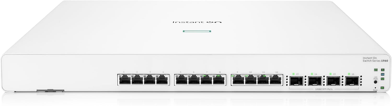 HPE Networking Instant On Switch 12p 10GBT 4p SFP+ 1960 (JL805A#ABA)
