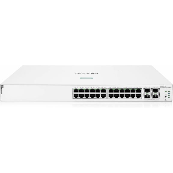 HPE Networking Instant On Switch 24p Gigabit CL4 PoE 4p SFP+ 195W 1930 (JL683B#ABA)