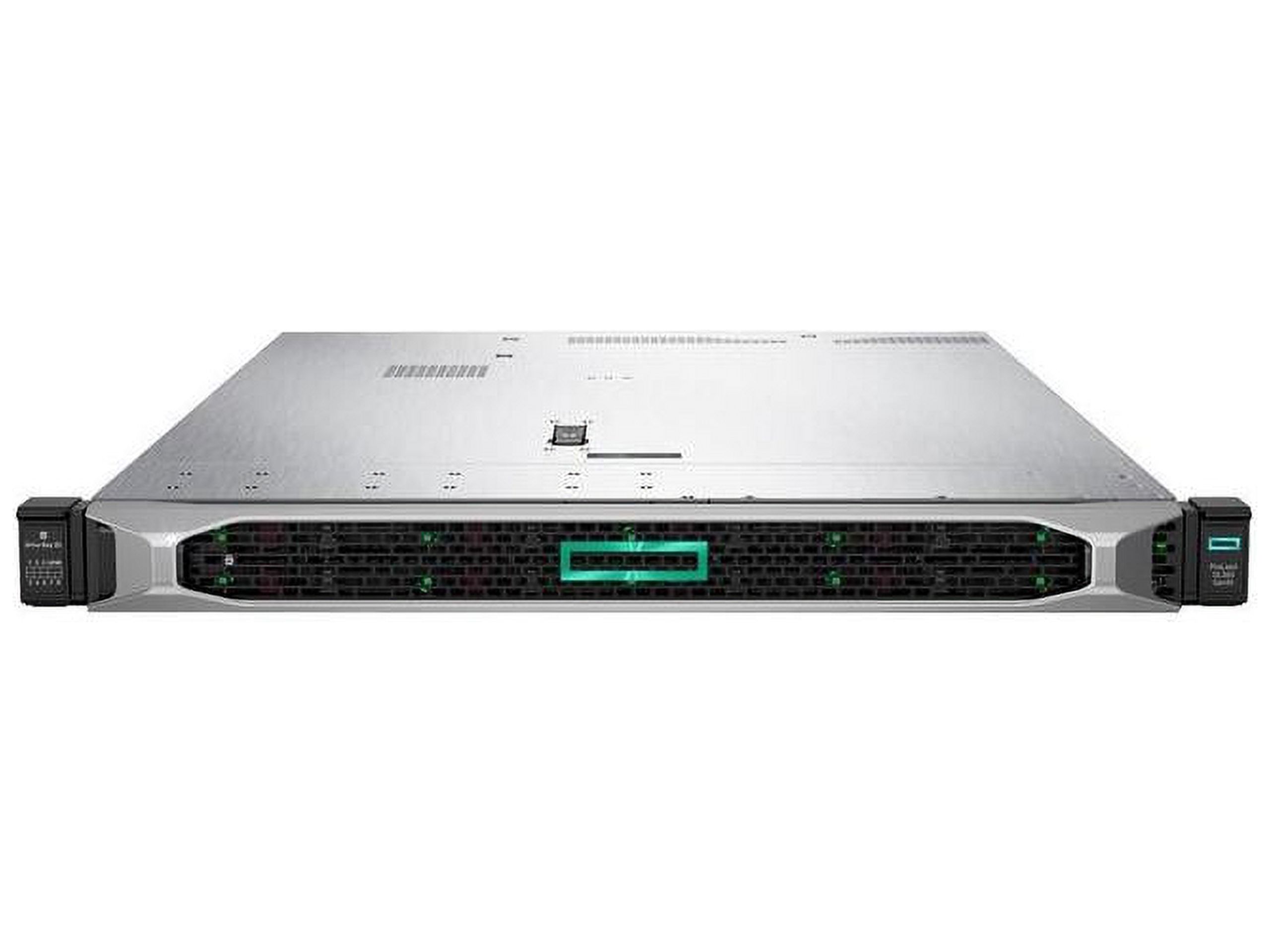 HPE ProLiant DL360 G10 1U Rack Server - 1 x Intel Xeon Silver 4208 2.10 GHz - 32 GB RAM - Serial ATA, 12Gb/s SAS Controller - Intel C621 Chip - 2 Processor Support - 1.54 TB RAM Support - Up to 16 MB - image 1 of 5