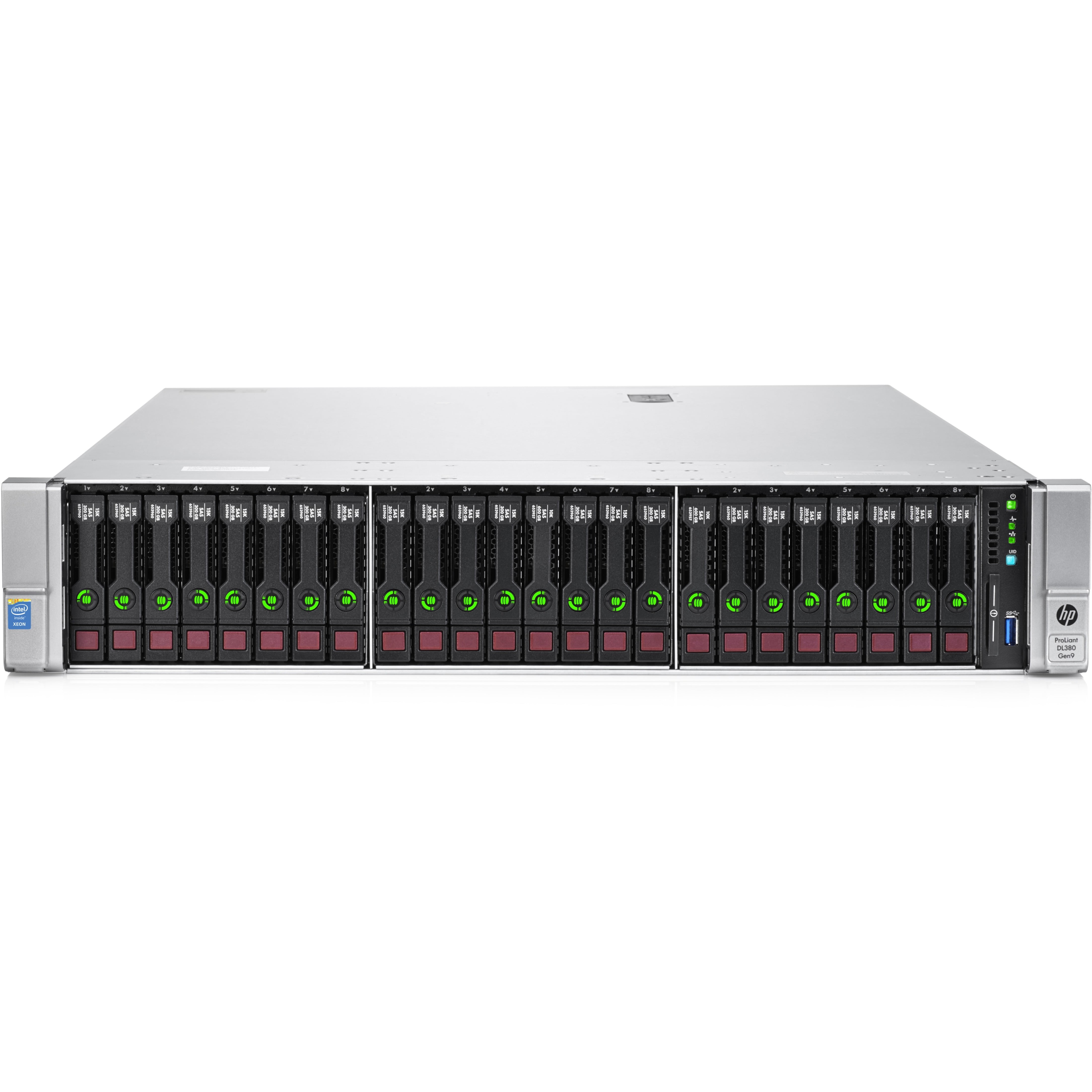 HPE ProLiant DL380 G9 2U Rack Server, 1 x Intel Xeon E52640 v3 2.60