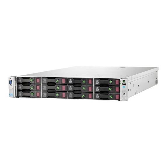 HPE ProLiant DL380p Gen8 - Server - rack-mountable 2U - 2-way - 1 x Xeon E5-2620V2 / up to 2.6 GHz - RAM 16 GB - SAS - hot-swap 3.5" bay(s) - no HDD - Matrox G200 - Gigabit Ethernet - monitor: none - Smart Buy