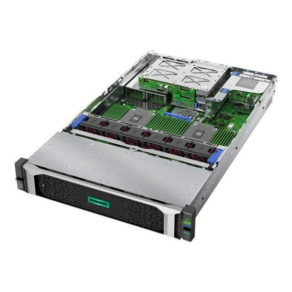 HPE ProLiant DL385 Gen10 Solution - Server - rack-mountable 2U - 2-way - 1 x EPYC 7452 / up to 3.35 GHz - RAM 16 GB - SAS - hot-swap 2.5" bay(s) - no HDD - Gigabit Ethernet - no OS - monitor: none