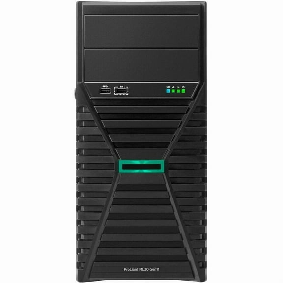HPE ProLiant ML30 G11 4U Tower Server, 1 x Intel 6315P 2.80 GHz, 16 GB RAM, 2 TB HDD, (2 x 1TB) HDD Configuration, Serial ATA/600 Controller