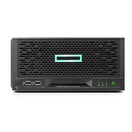 HPE ProLiant MicroServer Gen10 Plus Server with one Intel Xeon E-2224 Processor, 16 GB Memory, and 4 Large Form Factor (LFF) Non-hot Plug Drive Bays