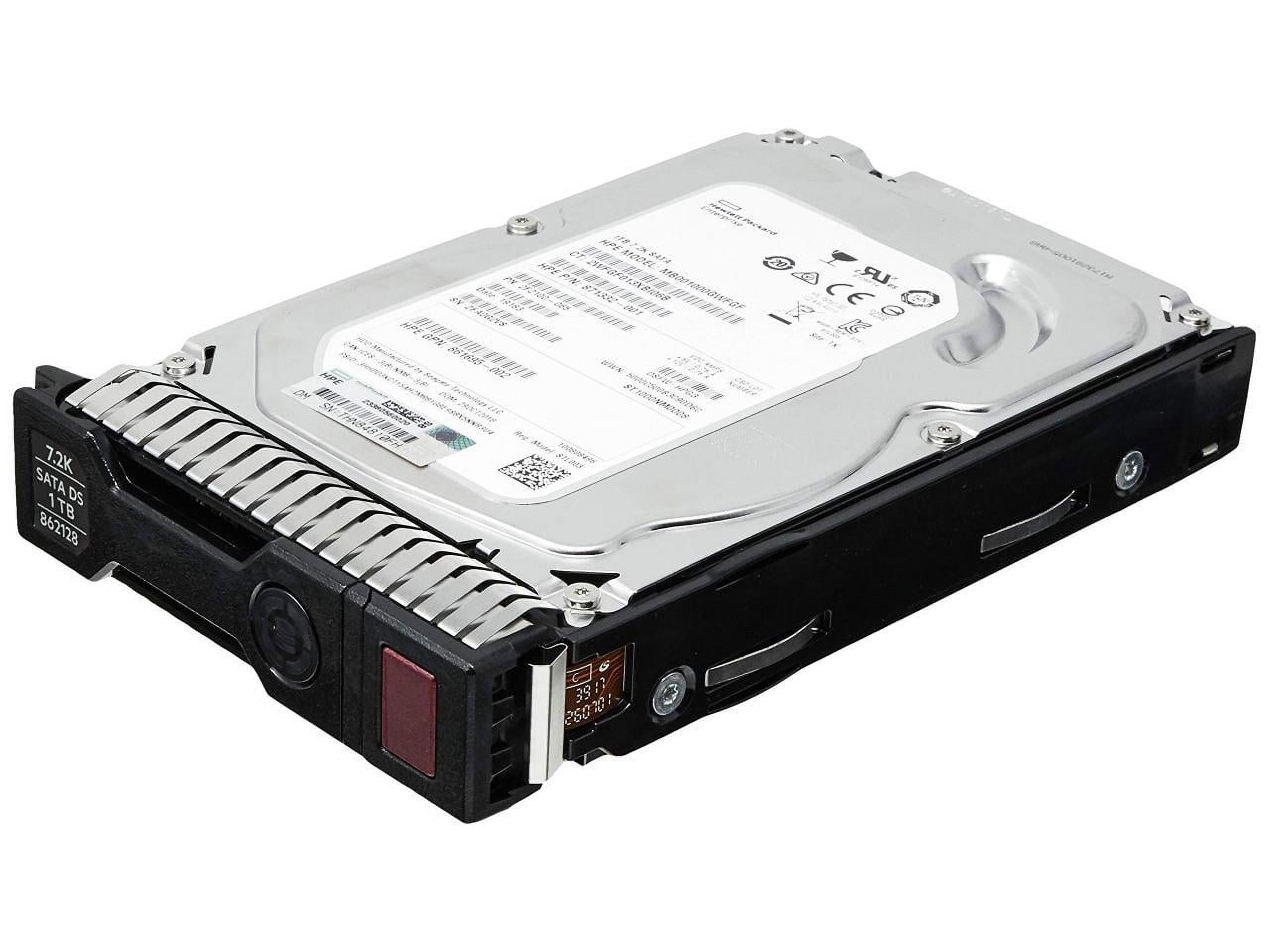 HPE 1 TB Hard Drive - 3.5" Internal - SATA (SATA/600)
