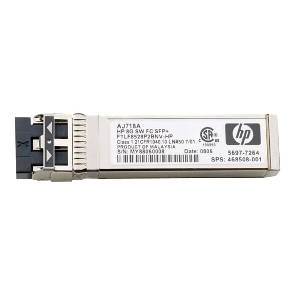 HPE - SFP (mini-GBIC) transceiver module - 8Gb Fibre Channel (Short Wave)