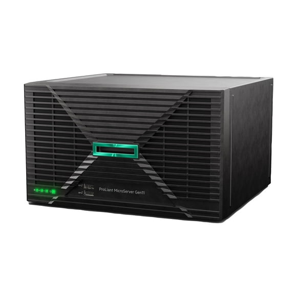 HPE ProLiant MicroServer Gen11 G7400 2c 16GB-U 4LFF-NHP 1TB HDD 180W Ext PS NA Cmp Module Server.