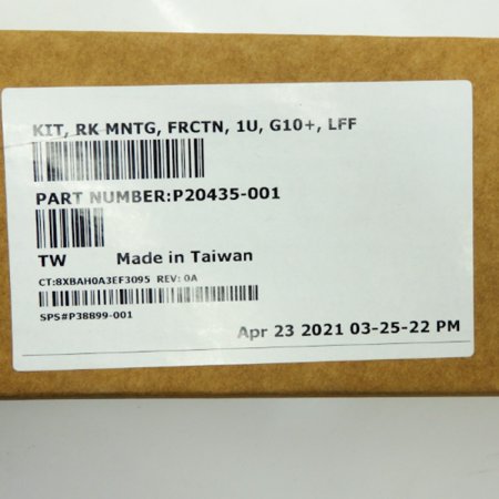 HPE SPS-1U G10+ Easy Install LFF Mod Rack Mounting Kit P20435-001 P38899-001