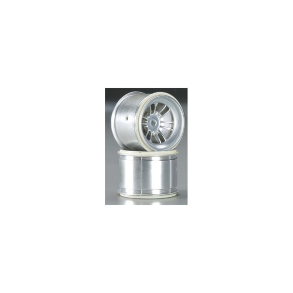 HPI 103321 FT01 Precision Wheel Set Silver/Front (2) HPI103321