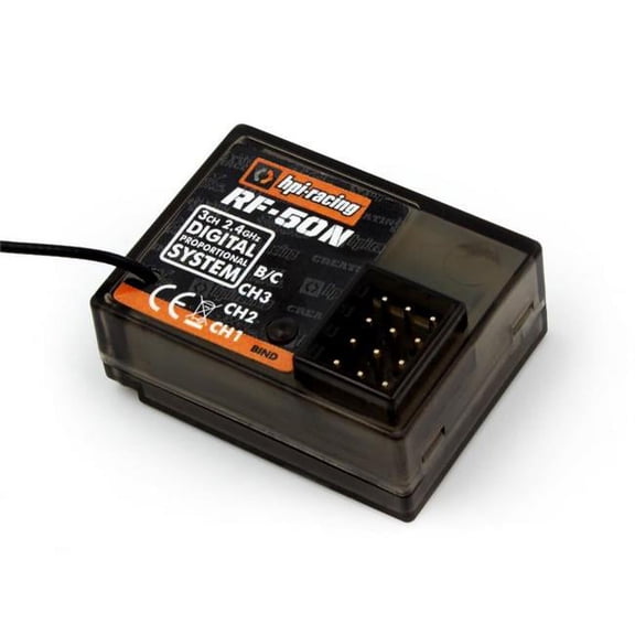 HPI HPI160305 Nitro Receiver, Black