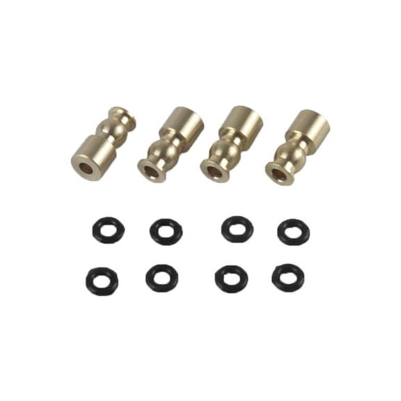 HPI Racing HPI161133 4.5 x 9.5 mm Pivot Ball for Toys Accessories, Brass - 4 Piece