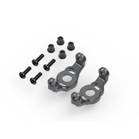 HPI Racing HPI161145 Aluminum C-Hub Set Toys Accessories for Venture 18, Gunmetal