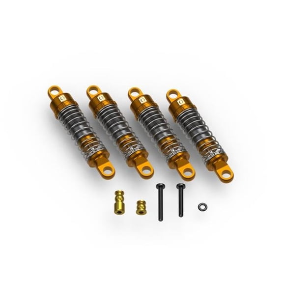 HPI Racing HPI161150 Aluminum Oil-Filled Shock Set Assembled for Toys Accessories - 4 Piece
