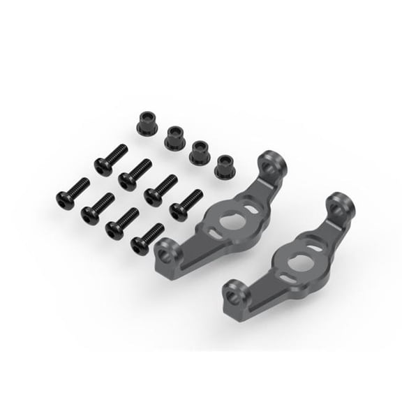 HPI Racing HPI161159 Aluminum Portal C-Hub Set Toys Accessories for Venture 18, Gunmetal