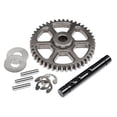 thumbnail image 1 of HPI Racing HPI100905 Idler Gear 44Tooth Shaft Set Savage Flux HP Spare Parts Set, Black, 1 of 2