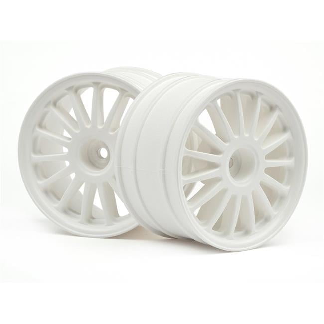 HPI Racing HPI108075 2.2 in. 57 x 35 mm WR8 Tarmac Wheel, White - 2 ...