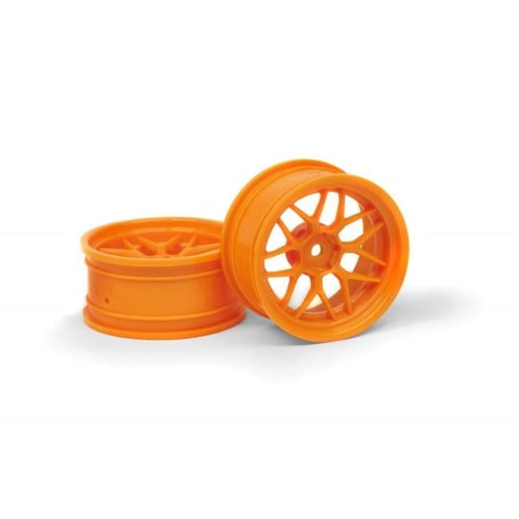 HPI Racing HPI120250 6 mm Tech 7 Wheel, Orange - 2 Piece