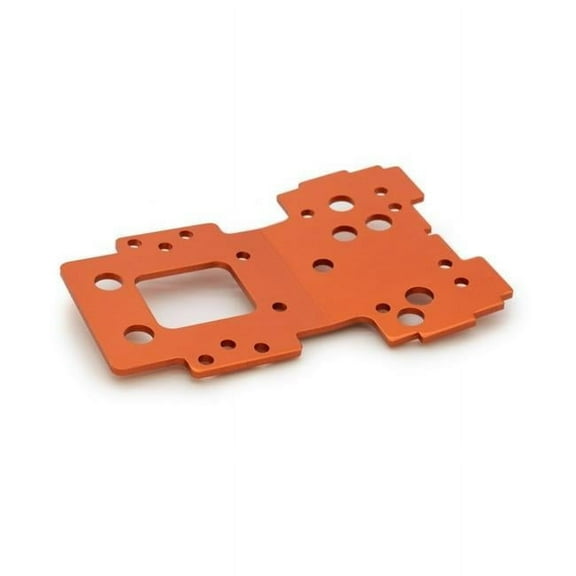 HPI Racing HPI160143 2.5 mm Flux Bulkhead Lower Plate, Orange