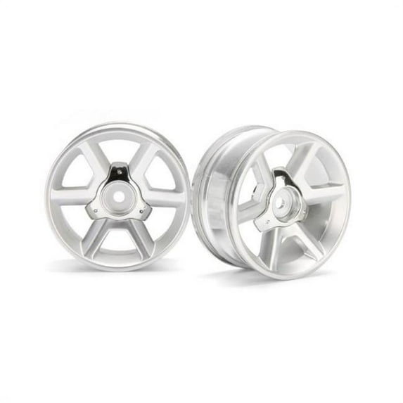 HPI Racing HPI33471 6 mm Offset GT Wheel, Silver - 2 Piece