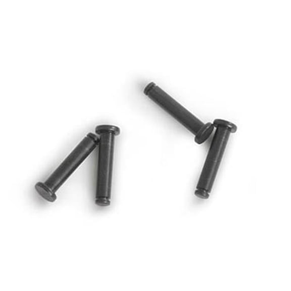 HPI Racing HPI86819 3 x 13 mm Flanged Shaft Wheely King, Black - 4 Piece