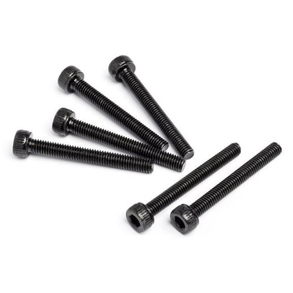 HPI Z538 Cap Head Screw M3x25mm Hellfire (6) HPIZ538